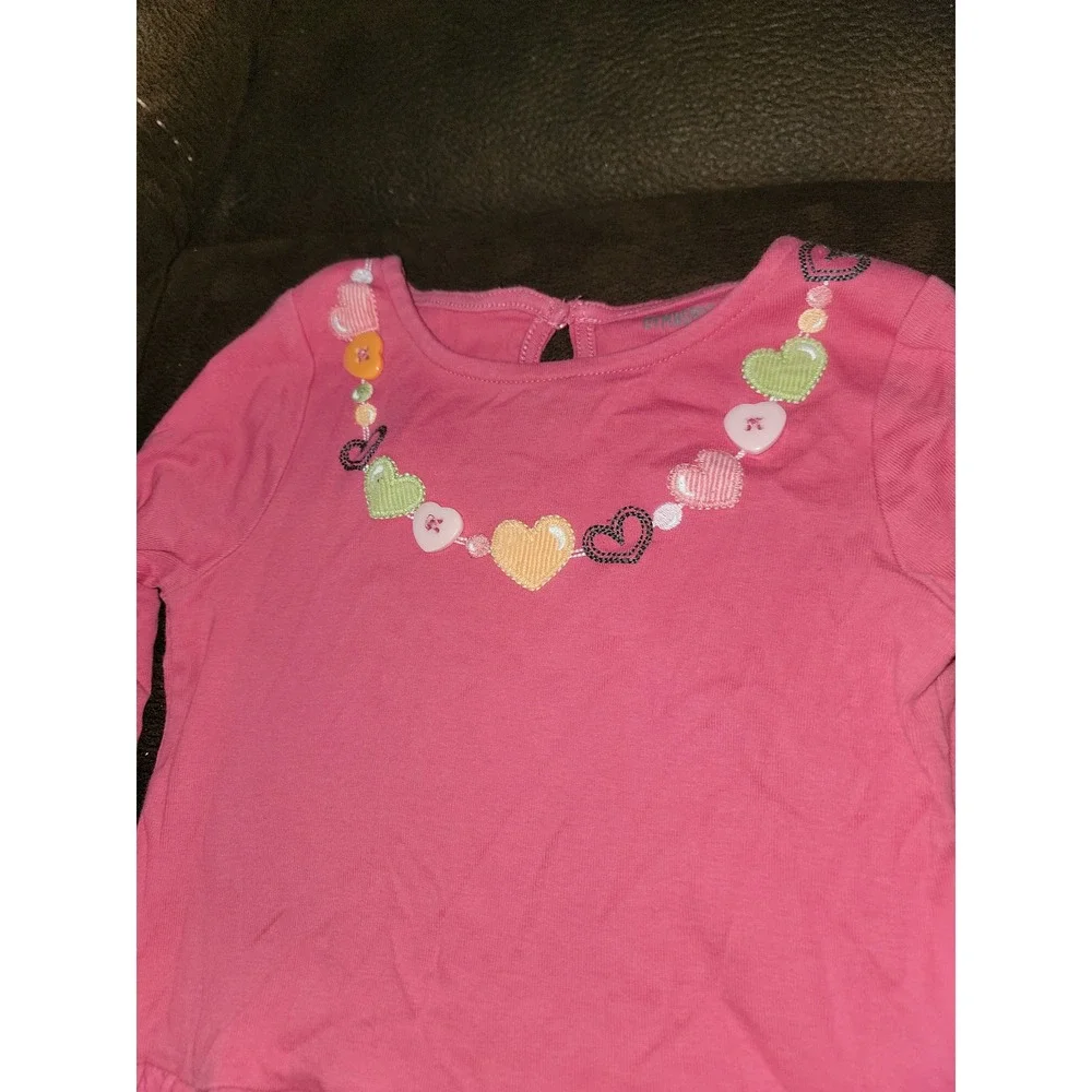 Gymboree little hearts tunic top‎ and leggings size 2t outfit